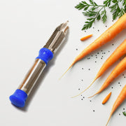 8218 2in1 Multi-purpose Stainless Steel Peeler With Hanging Ring For Vegetables Potato Peeler Carrot Grated Suitable For Peeling And Shredding Fruit And Vegetables Kitchen Accessories Piller (1 Pc) thumbnail 5