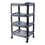 Apex 4-layer Big Multipurpose Plastic Storage Rack thumbnail 1