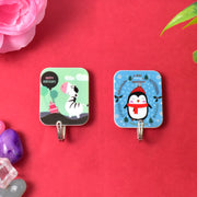 Multipurpose Strong Cartoon Hook Self-adhesive Hooks (2 Pc Set) thumbnail 1
