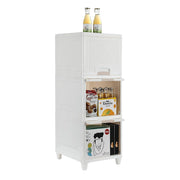 Multipurpose Storage Cabinet Storage Solutions Plastic Drawers  Multi Layer Wardrobe Storage Drawers  Foldable Multipurpose Drawer Units For Kitchen Bathroom Bedroom Cloth (3layer) thumbnail 4