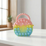 Rainbow Round Silicone Pop It Coin Purse (1 Pc) thumbnail 1