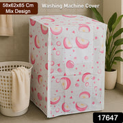 Waterproof Washing Machine Cover 58x62x85 Cm (1 Pc   Mix Design) thumbnail 6
