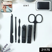 6 In 1 Professional Manicure  Pedicure Grooming Tool Set thumbnail 7