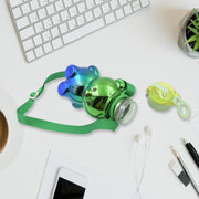 12548  Cute Plastic Water Bottle Straw Bottle With With Adjustable Shoulder Strap And Stickers Portable Drinking Cup Water Bottle For Kids thumbnail 3
