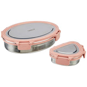 Ganesh Classy 2-piece Stainless Steel Lunch Box Set thumbnail 1