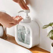 Snap Sink Dispenser Plastic Clear Empty Pump Lotion Bottles (1 Set) thumbnail 3