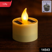 Solar Powered Led Flameless Candle Light (1 Pc) thumbnail 7