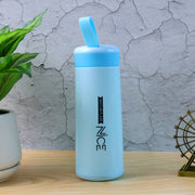 Water Bottle 400ml Leak Proof Glass Water Bottle With Daily Water Intake For Gym And Children Nice Bottle (1 Pc) thumbnail 6