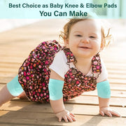 Mint Green Toddler Wool Knit Leg Warmer (Knee Guard) thumbnail 3