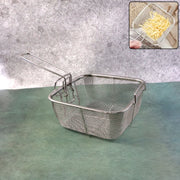 Stainless Steel Deep Fryer Basket With Long Handle (1 Pc) thumbnail 1