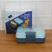3 Compartment Snacky Lunch Box Set With 2 In 1 Spoon (1 Set) thumbnail 6