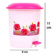 3670 Plastic Pedal Dustbindesk Dustbin thumbnail 4