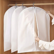 Foldable Non Woven Mens Coat Blazer Suit Cover (8060 Cm  1 Pc  White Side Chain Suit Cover) thumbnail 1