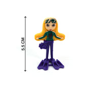 4429 30pc Colorful Mermaid (Jalapari) Dolls Toy thumbnail 3