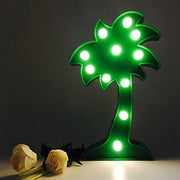 Led Night Light Coconut Tree Light Romantic Table Lamp (1 Pc  Battery Not Included) thumbnail 4