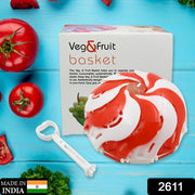 2611 Folding Fruit Basket  Foldable Basket  Fruit Bucket Basket With Hanging Stand  Fruit And Vegetables Basket  Foldable Lotus Shape Basket Tray For Multi-use (1 Pc) thumbnail 6