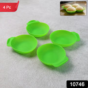 Idli Maker Cups (4 Pcs)  Food-grade Silicone Non-stick Idli Dhokla Egg Poacher Moulds thumbnail 6
