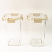 Apex Press N Lock Airtight Kitchen Storage Container Set (2pc1400ml) Approx thumbnail 1