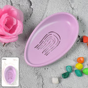 Plastic Soap Dish With Drain Soap Holder Double-layer (1 Pc) thumbnail 1