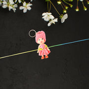 Multifunction Doll Rakhi For Kids  Cute Soft Toy Rakhi With Keychain Use  Decorative Fancy Rakhi Cum Keyring For Boys  Girls thumbnail 3