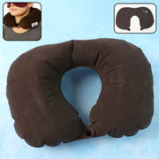 Inflatable U-shaped Travel Neck Pillow (1 Pc) thumbnail 3
