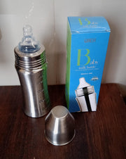 8173 Ganesh Stainless Steel Baby Feeding Bottle Milk Bottle For New Born  Infants  Toddler Up To 3 Years Bfa Free (250 Ml Approx) thumbnail 1
