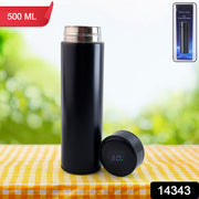 Black Vacuum Insulated Water Bottle (1 Pc  500ml) thumbnail 7