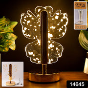 Luxury Golden Crystal Led Table Lamp (1 Pc) thumbnail 7