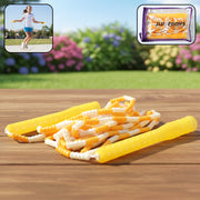 Yellow  White Beaded Skipping Jump Rope (1 Set) thumbnail 1
