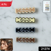 Elegant Design Hair Clips (4 Pc) thumbnail 7
