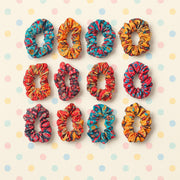 Set Of 12 Stylish Printed Fabric Hairband thumbnail 5