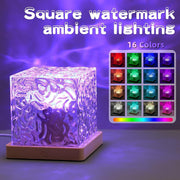 Dynamic Rotating Water Ripple Night Lamp With Remote thumbnail 4
