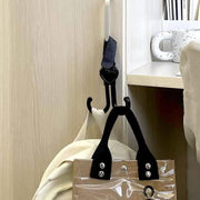 8742 Multi-purpose Strong Pushchair Hook Clip Baby Carriage Hook 360degree Rotating Black Stroller Clip For Hanging Bag Baby Carriage Hook For Cars Wheelchairs Walking Aids Bicycles Shopping Trolley Bicycles (1 Pc) thumbnail 2