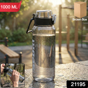 1000 Ml Leakproof Sports Water Bottle (1 Pc) thumbnail 7