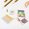 Cartoon Stationery Box  Cartoon Design School Box Book  Diary  Pen  Eraser Sharpner  Sticker  Pen Refill Student Gift School Box  (1 Box)