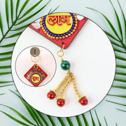 Traditional Labh Shubh Decorative Wall Hanging (1 Pc) thumbnail 2