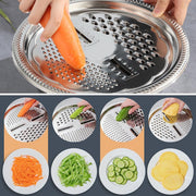 3-in-1 Stainless Steel Mixing Straining  Grater Bowl Set thumbnail 4