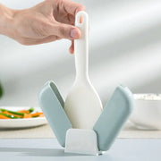 Automatic Open  Close Kitchen Rice Spoon Holder With Dust Cover thumbnail 2