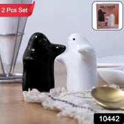Ceramic Salt And Pepper Seasoning And Spice Shakers Cute (2 Pcs Set) thumbnail 4