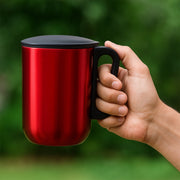 Stainless Steel Metallic Coffee Mug Approx 300ml (1 Pc) thumbnail 3