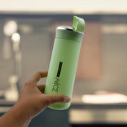 6955 Outdoor Sport Water Bottle 400ml Leak Proof Bpa-free For Travel Cold And Hot Water Glass Water Bottle With Daily Water Intake For Gym And Children (Moq -100 Pc) thumbnail 3