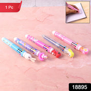 Cute Character Design 10-in-1 Multicolor Ball Pen (1 Pc) thumbnail 7
