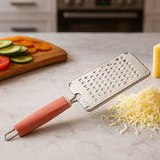 Supermom Stainless Steel Multipurpose Vegetable And Cheese Grater With Soft Grip Handle (1 Pc) thumbnail 1