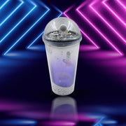 6883b  Led Glow Light Design Printed Insulated Double Wall Plastic Tumbler Cups With Straws 13oz Theming Astronaut In Space Travel Tumbler Freezer Mug Drinking Cups For Boys And Girls Schooltuitiongym Picnic (Pack Of 1) thumbnail 4