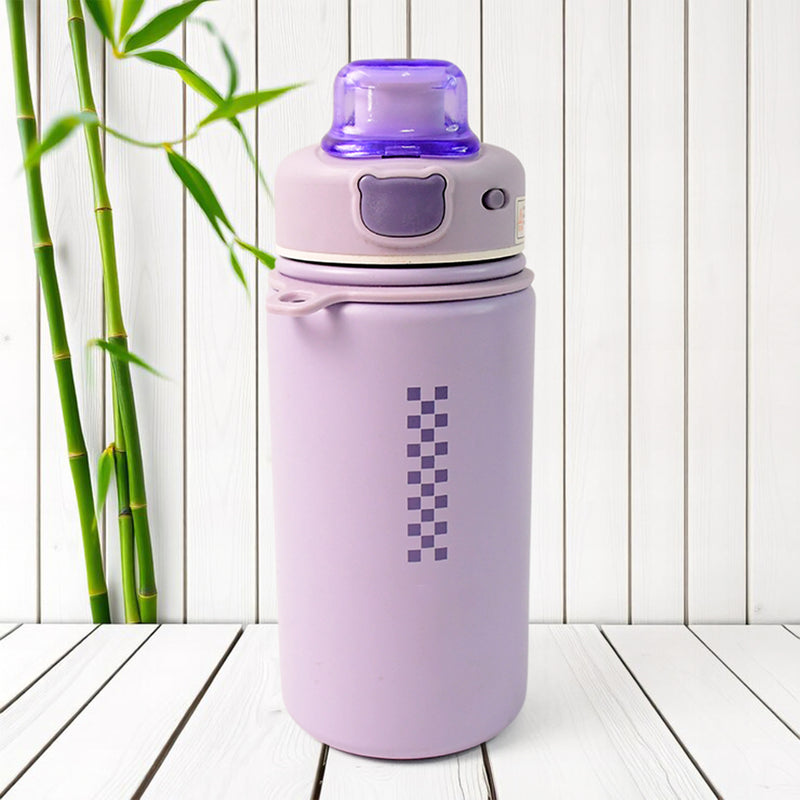 Stainless Steel Water Bottles 500 Ml Approx (Mix Design  Color  1 Pc)