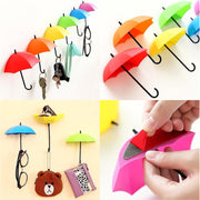 9063 Multipurpose Umbrella Key Hat Holder Wall Hanging Hook Multicolor thumbnail 1