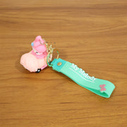 Cute Cartoon Character Silicone Keychain (1 Pc) thumbnail 6