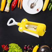 9142 Multifunction Kitchen Tools Stainless Steel And Plastic Kitchen Knife And Scissor Ideal Accessory Set For Kitchen thumbnail 6