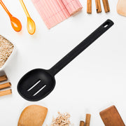 5377 Silicon Non-stick Heat Resistant Kitchen Item Premium Spoon ( 1pc ) thumbnail 1