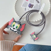 Cartoon Character Silicon Charger Case Cover For Ip 18-20w (Mix Design  1 Pc) thumbnail 3
